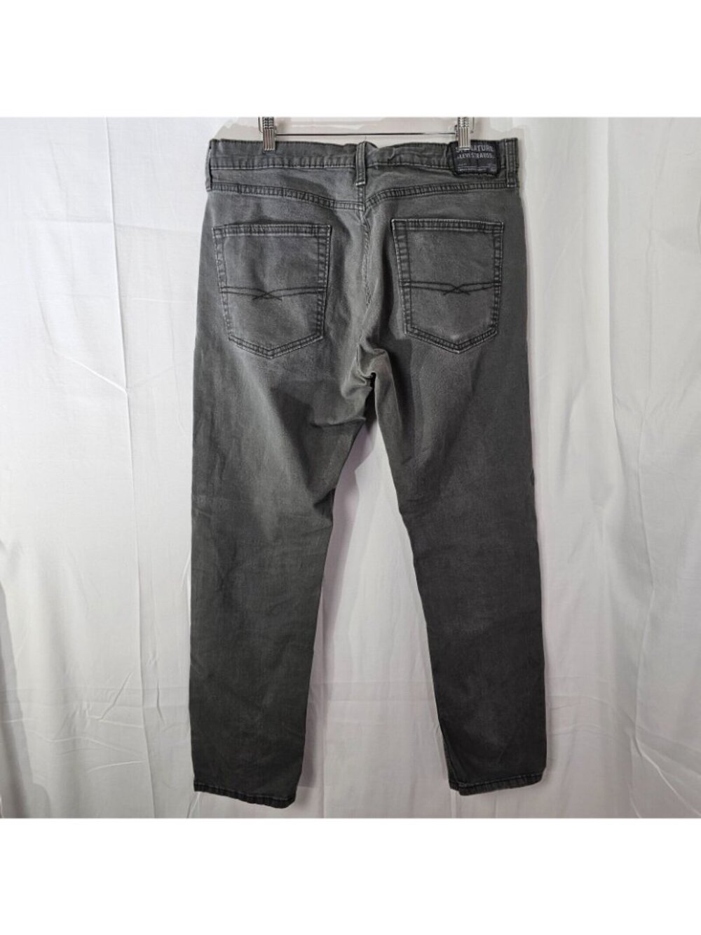 Signature by Levi's Jeans Mens Tag 36x32 Act 36x30 Regular Taper Denim Stretch - Picture 3 of 12